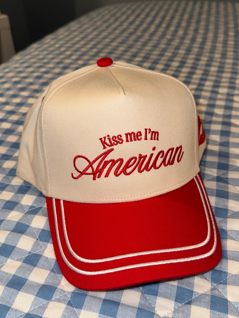 Kenz Kustomz- Kiss Me I’m American hat
